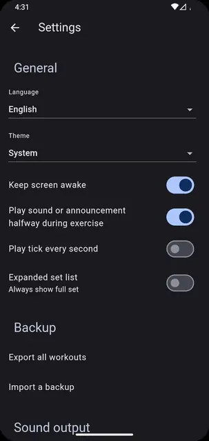 Screenshot 4 von Just Another Workout Timer