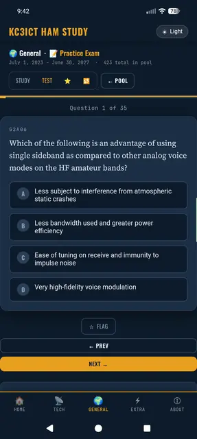 Screenshot 3 of KC3ICT Ham Study