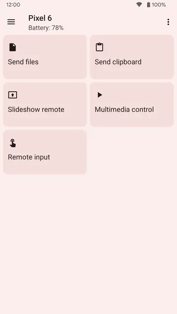 Screenshot 1 von KDE Connect