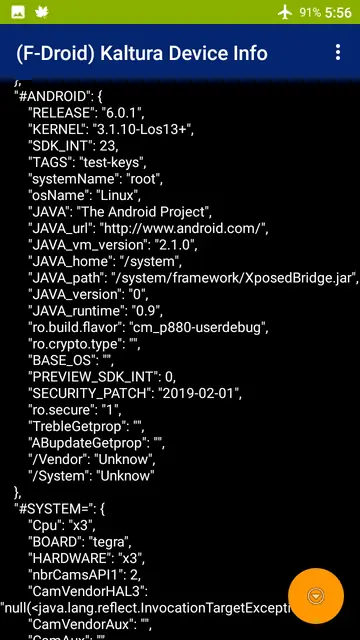 Screenshot 2 von kDI Device Info system permission