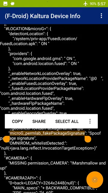 Screenshot 3 von kDI Device Info system permission