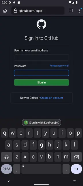 Screenshot 2 von KeePassDX