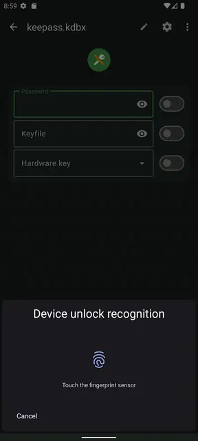 Screenshot 3 von KeePassDX