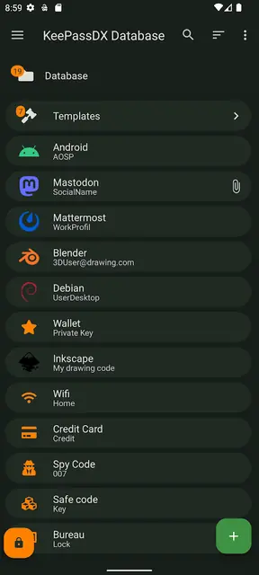 Screenshot 4 von KeePassDX
