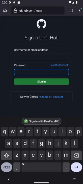 Screenshot 2 of KeePassDX Passkey Vault