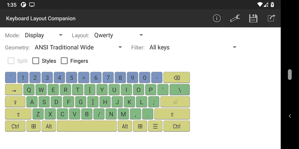 Screenshot 3 von Keyboard Layout Companion