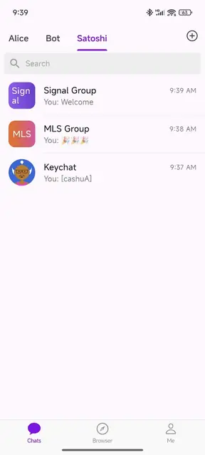 Screenshot 1 of Keychat