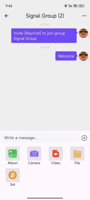 Screenshot 2 of Keychat