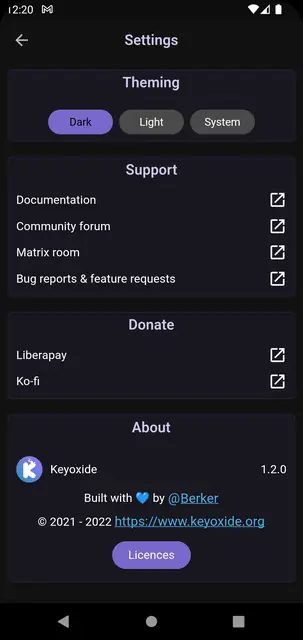 Screenshot 4 of Keyoxide