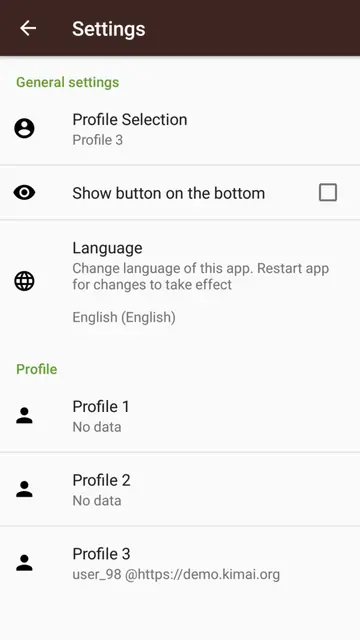 Screenshot 4 of Kimai TimeTracker﻿