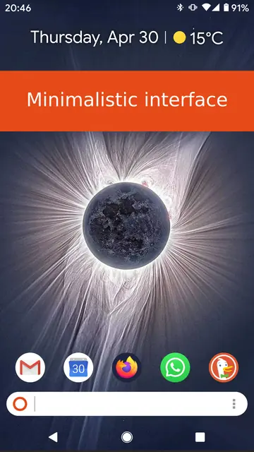 Screenshot 1 von KISS Launcher