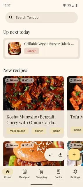 Screenshot 1 von kitshn (for Tandoor)