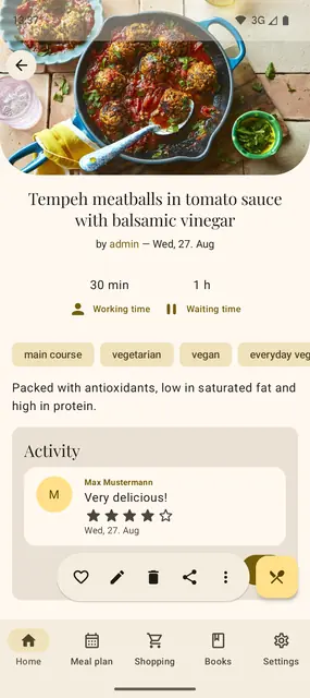 Screenshot 2 von kitshn (for Tandoor)