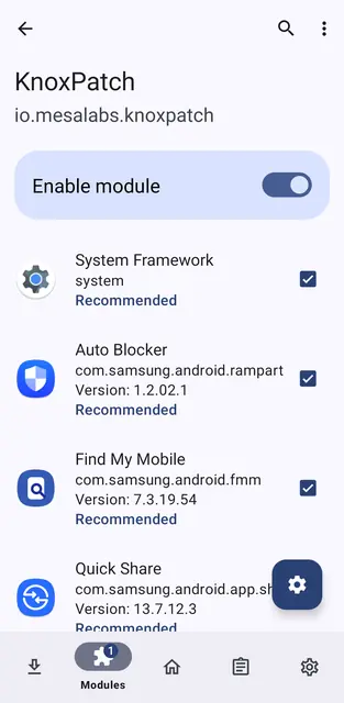 Screenshot 2 of KnoxPatch