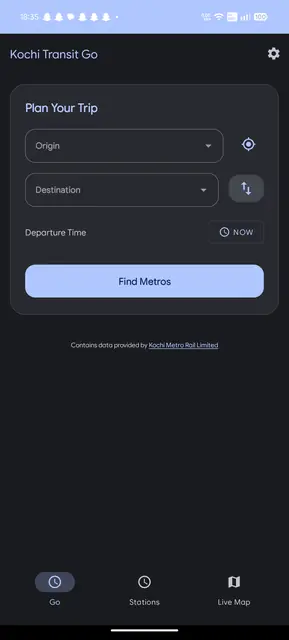 Screenshot 1 of Kochi Transit Go