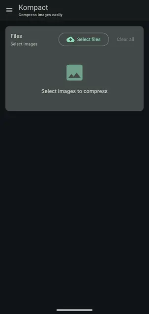 Screenshot 1 von Kompact Image Compressor