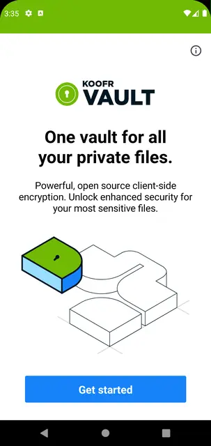 Screenshot 1 von Koofr Vault