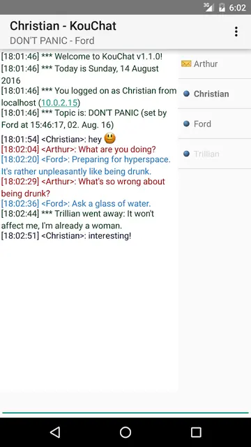 Screenshot 1 of KouChat