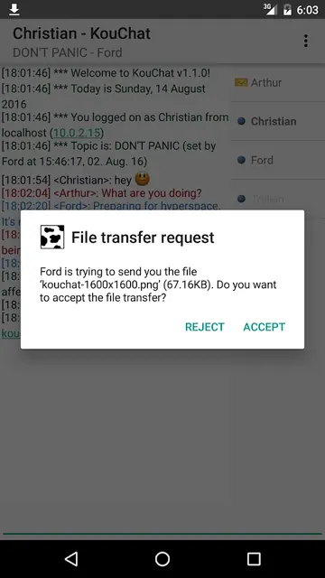 Screenshot 4 of KouChat