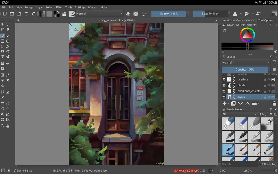 Screenshot 1 von Krita