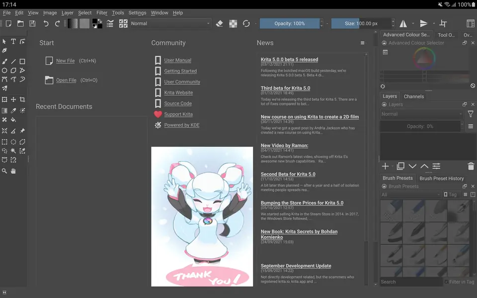 Screenshot 2 von Krita