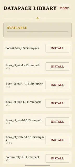 Screenshot 2 of L5RCM Companion
