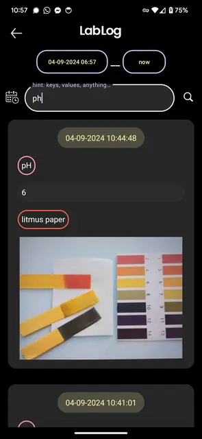 Screenshot 2 von LabLog