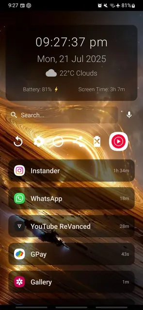 Screenshot 2 of Launch - Minimalist Launcher