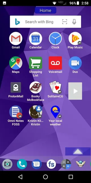 Screenshot 1 von LaunchTime Homescreen