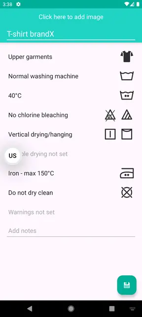 Screenshot 2 von LaundryNotes