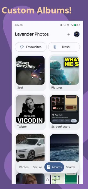 Screenshot 1 of Lavender Photos