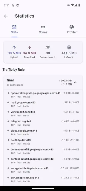 Screenshot 4 of L×Box: VPN & Proxy Client
