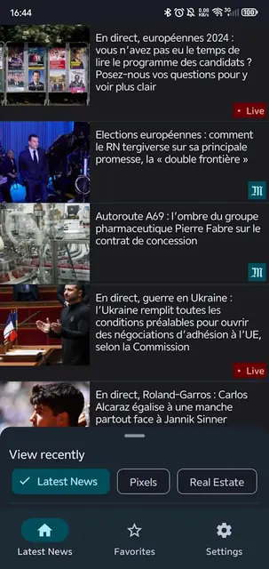 Screenshot 4 of LeMondeRssReader