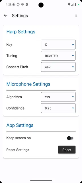 Screenshot 3 of Let's Bend: Harmonica Tuner