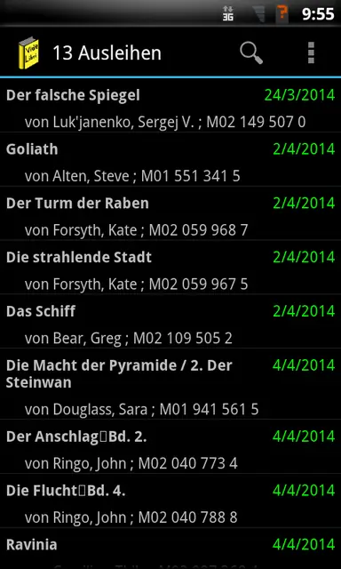Screenshot 1 von Library App VideLibri
