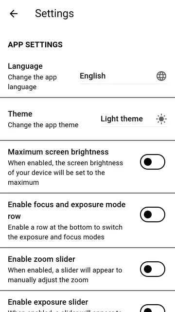 Screenshot 3 of Libre Camera