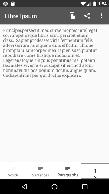 Screenshot 2 of Libre Ipsum