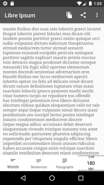 Screenshot 3 of Libre Ipsum