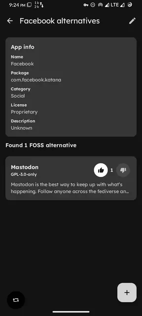 Screenshot 2 von LibreFind - Find FOSS Alternatives