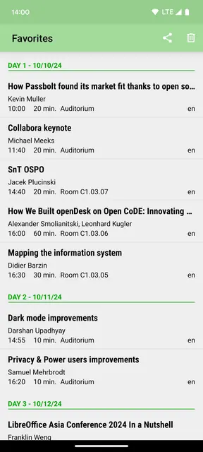 Screenshot 4 von LibreOffice 2024 Schedule