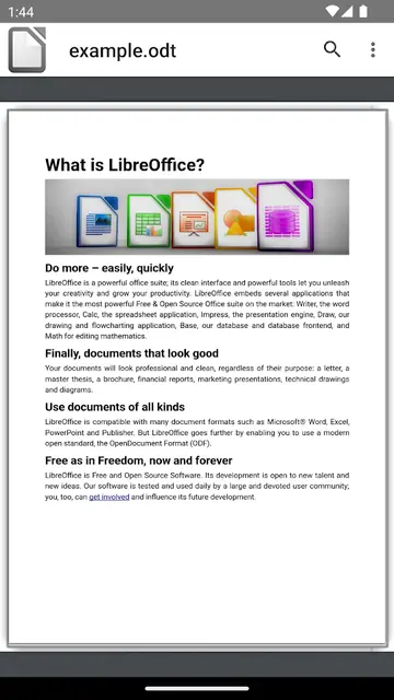 Screenshot 2 von LibreOffice Viewer