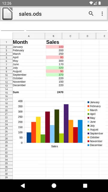 Screenshot 3 von LibreOffice Viewer