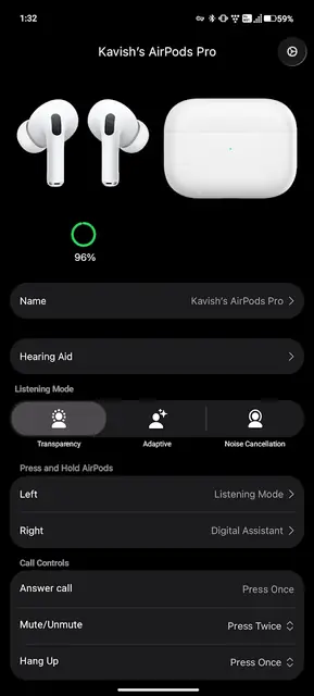 Screenshot 1 of LibrePods