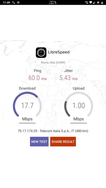 Screenshot 3 von LibreSpeed