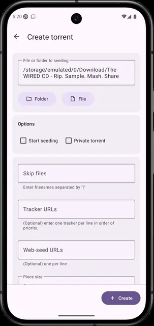 Screenshot 2 of LibreTorrent