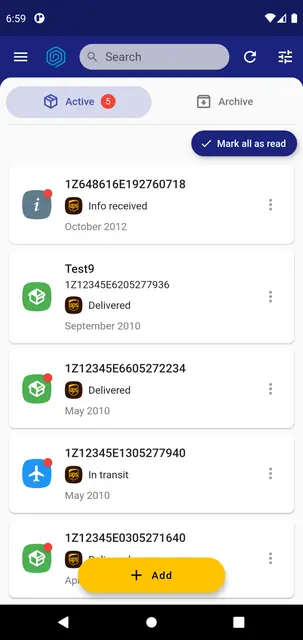 Screenshot 1 von LibreTrack