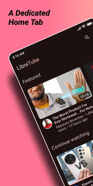 Screenshot 1 of LibreTube