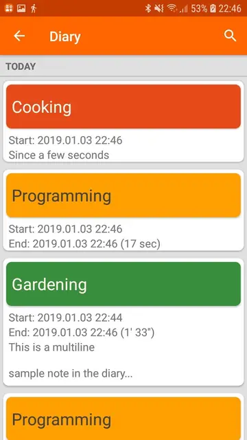 Screenshot 3 von LifeDots - Diary in 8 dimensions
