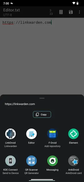 Screenshot 4 von LinkDroid for Linkwarden