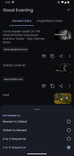 Screenshot 1 of Linkora